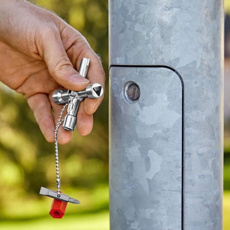 Knipex Schaltschrankschlüssel für gängige Schränke und Absperrsysteme 76 mm 00