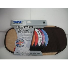 Beige Tropics 12 CD Visor Organizer