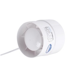 OSALADI 4 Inch Circular Fan Bathroom Exhaust Fan Kitchen Ventilation Fan Ceiling Vent Fan Toilet Pump Fan White