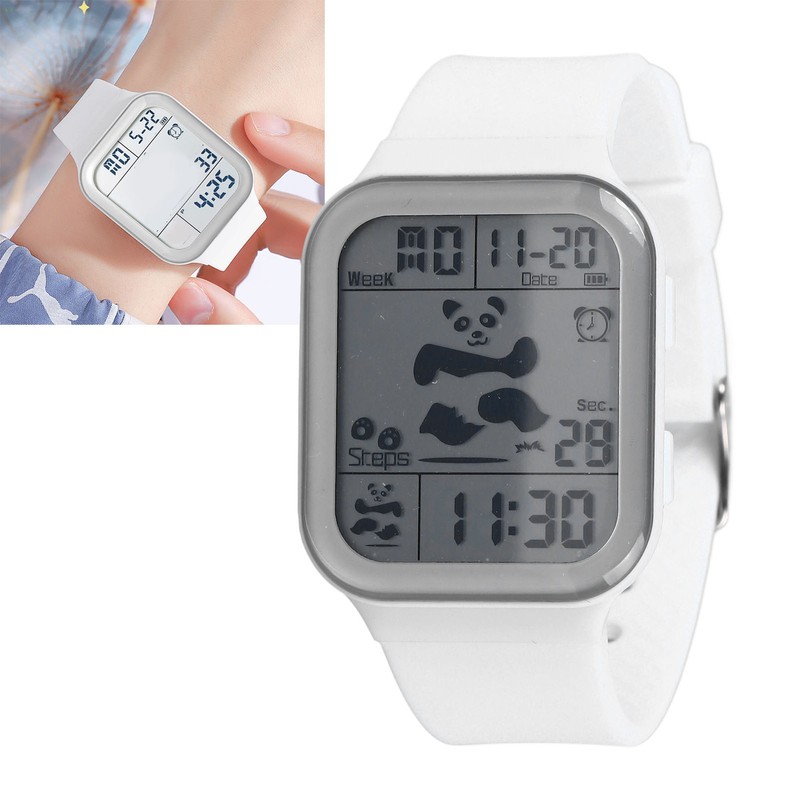 Electronic Watch Luminous Display Stopwatch Timing Alarm Clock Waterproof Students