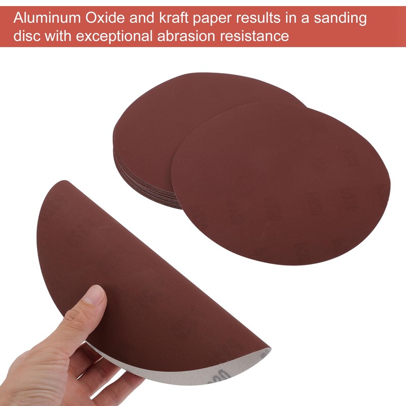 ACROPIX 8 Inch Sanding Discs Round Hook and Loop Sandpaper