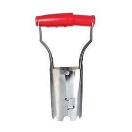 Bulb planter with Depth Mark, Ideal for Precise Planting and Transplanting, Durable and Easy-to-Use Tool for Bulbs, Flowers, and Seeds (Red)