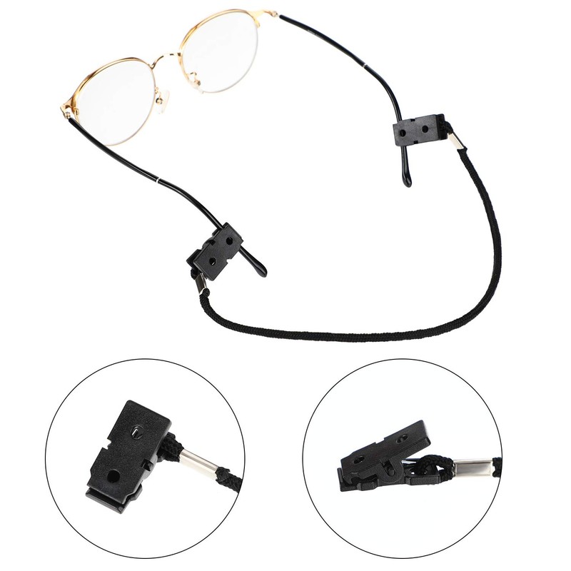 Black Adjustable Hat Strap Clips Windproof Clips Cap Retainers Anti-Lost