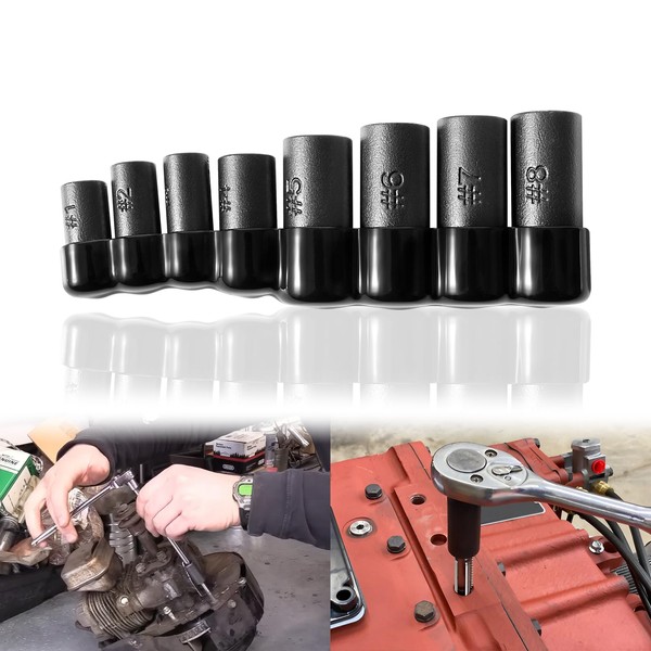 70500 Tap Socket Wrench Set 8-piece | Tap Socket Adapter,1/4"