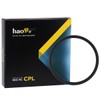 Haoge 62mm Circular Polarizer Filter HD CPL Lens Filter Narrow