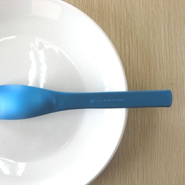 Todai 01400294 Easy Scooping Hard Ice Spoon, Aluminum Ice Spoon, Striped Line, Blue, Made in Japan