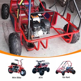 145/70-6 Tubeless Tires for Coleman PowerSports KT196 CK196 Go Kart Cart CC100X CT100U RB100 B100 Baja Doodle Bug DB30 Mega Moto MMB80 Mini Bike Four Wheelers ATV Hand Trucks Heavy Duty 2 Pack