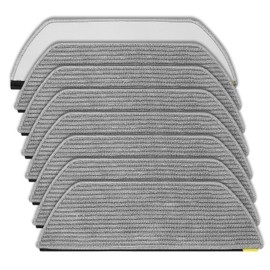 8 Pack Vacuum Robot Mop Pads Compatible with Shark RV2820YE RV2820ZE RV2820AE RV2800S AV2800ZE AV2810YS AV2820S AV2810ZE Vacuum Cleaner Microfiber Mop Pad Replacement Part Accessories