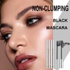 Black Mascara for Older Women,Fiber Eyelash Mascara Waterproof Long Lasting