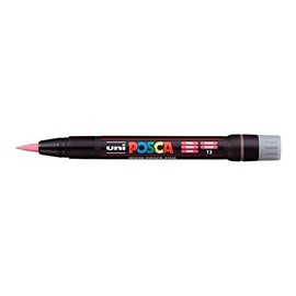 Posca Acrylic Paint Marker, PCF-350 Brush tip, Pink (PX146647000)