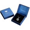 TRISHULA Compass Necklace for Men S925 Sterling Silver Celtic Knot