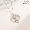 Shuxin Soulmate Gifts for Her, Heart Pendant Necklace for Women