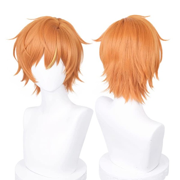 Neko Castle Akihito Shinonome Cosplay Wig, Heat Resistant, Wig, Project Sekai, Colorful Stage! Costume Accessories, Parties, Events, Masquerade, Wig Net Included