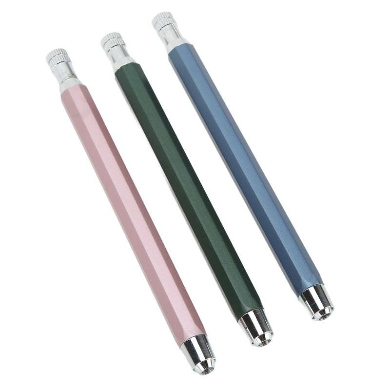 3Pcs Mechanical Carpenter Pencil 5.6mm Scribing Tool Marker Set Kit