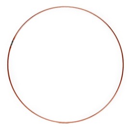 355mm (14in) Copper Metal Ring for Crafts - Wreath & Flower Hoop