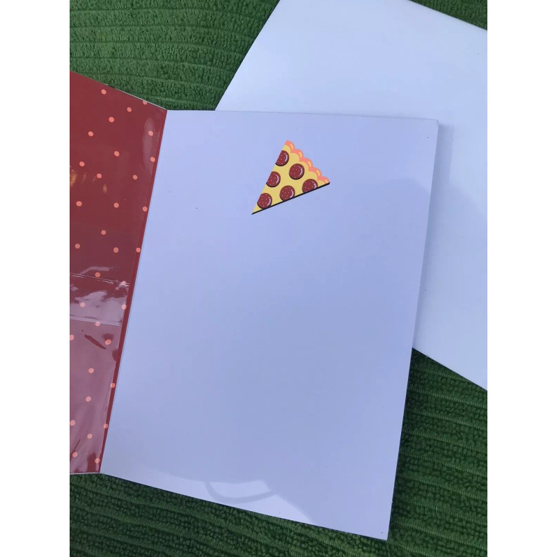 Just Wink Fun Card Pizza Lover Write In Your Massage