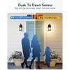VIANIS Dusk to Dawn Outdoor Garage Lighting, Farmhouse Oil Rubbed