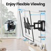 Full Motion TV Wall Mount Bracket for 37-86 inch TV