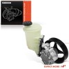 A-Premium Power Steering Pump, with 8-Groove Pulley & Reservoir, Compatible