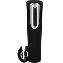 OxGord Electric Wine Opener with Automatic Corkscrew and Foil Remover for Bottles - Stainless Steel - 2016 Newly Designed Model