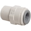 John Guest Straight Adaptor 3/8 inch Tube OD x 3/8