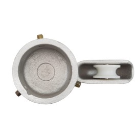 Flagpole Single Pulley Revolving Truck - Cap Style for External Halyard - Heavy Duty Flag Pole Replacement Pulley - Made in The USA - (Fits 1 3/8’’ Outside Diameter)