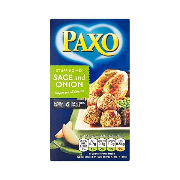 Paxo Sage & Onion Stuffing Mix (85g / 3oz)