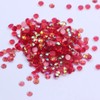 MajorCrafts 2000pcs 5mm ss20 Clear Red AB Flat Back Round