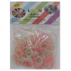 Infinite Possibilites Pastel Tie Dye 300 Loom Bands With 12 Clips - Pink & Green