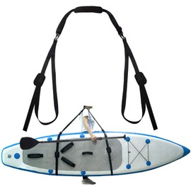 YONGZHAO SUP Shoulder Carrier Strap Soft Kayak Storage Sling Adjustable Length with Metal Accessories for Canoe Paddle Board Carrying