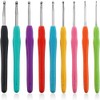 Crochet Hooks Set, Ergonomic Handle Crochet Hook Needles for Arthritic