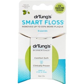 Dr. Tungs Smart Floss, 30 yds, Natural Cardamom Flavor 1 ea Colors May Vary (Pack of 10)