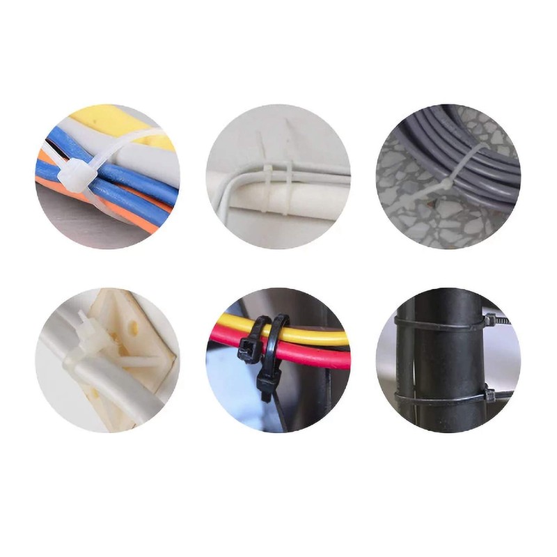 Mini Skater 4 Inch Plastic Nylon Cable Tie Self-Locking Organizer