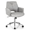 Costway Home Office Modern Chair Accent Chair Adjustable Task Swivel