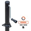 Bastion Distribution Side-Wind Trailer Jack w/ 2.5 Ton Capacity A-Frame,