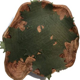 Disposable Cheese Board Paper, Set of 20, Dark Green Cheese Leaves 8x8, Perfect Cheese Board Accessories for Serving Meat and Cheese, Great for Travel, Weddings