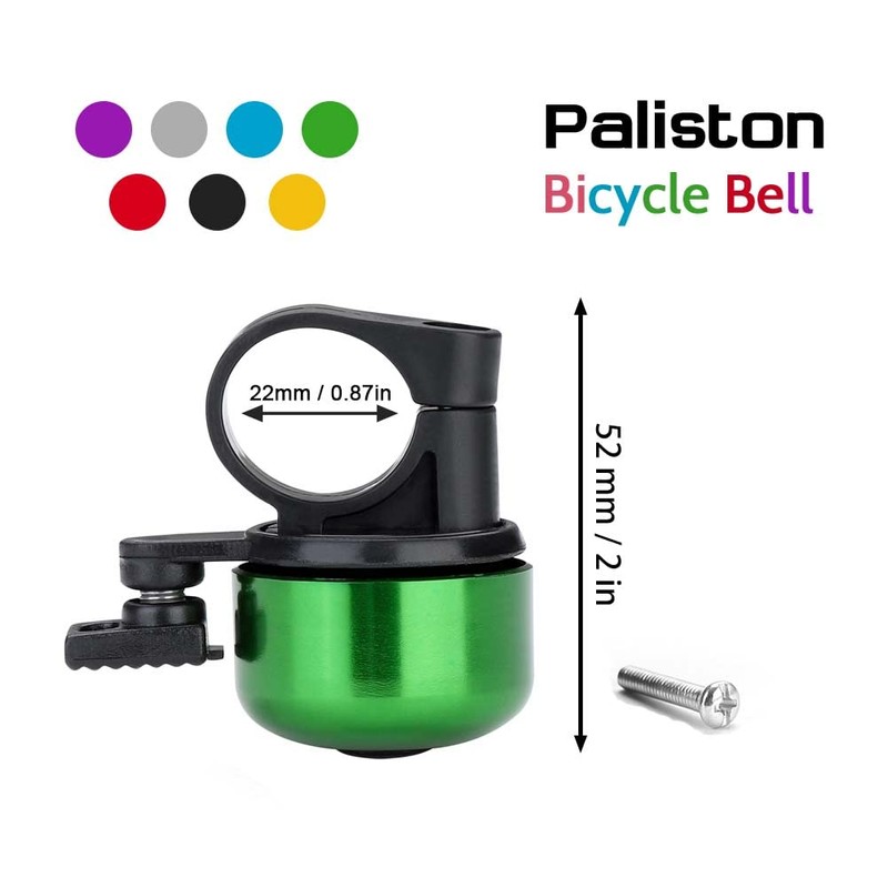 Paliston Bike Bell Bicycle Bell Crisp Sound for Adults Kids