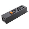 AC WORKS [WS-045-0-4] IEC IT/Server/PDU Power Strip 7-1/2 in. Housing