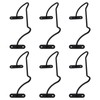 Pack of 6 Metal Red Wine Display Holder Wall Mounted