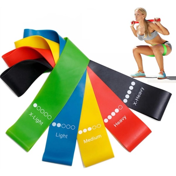 Resistance Bands Set Bandas elasticas de resistencia para hacer ejercicios