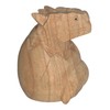 Brave Wings Hand Carved Wooden Dragon ~ Plain Dragon Egg