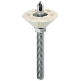 Gedotec Adjustment Screw Ceiling Verspann Screw M10 Thread Adjustment Screw for Verspannen Columns and Round Tube Äulen Thread Length 60 mm/Galvanised Steel/Brand Quality for Your Living Area