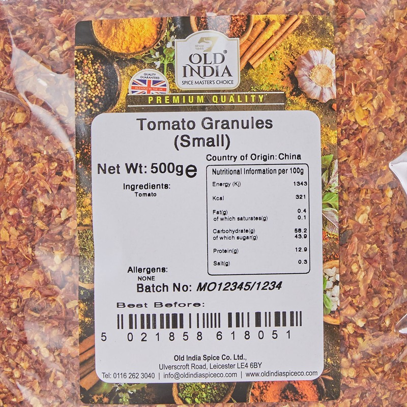 Old India Tomato Granules (Small) 500g