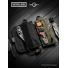 TACTICAL GEEK Storage A2 L Pouch Organizer, Nylon Handheld Wallet,