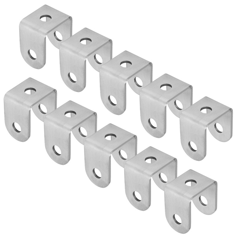 GBGS U Bracket 1-1/2",304 Stainless Steel,10 Pack