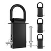 RETRUE 4PCS 18000lbs Trailer Stake Pocket D Ring with Security