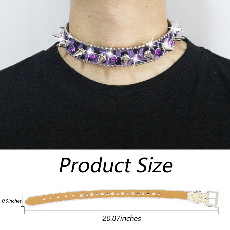EVERBLTING spiked choker Rhinestone spiked choker