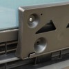e-power-auto-Trim Front Bumper Tow Hook License Plate Mount Bracket For