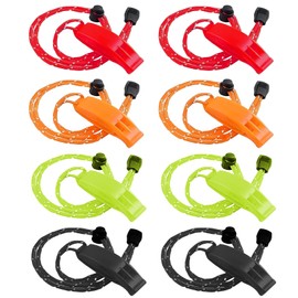 Gyinere 8 Pack Marine Whistle Coast Guard Approved,Boat Whistle,Whistle Emergency,Kayak Whistle,Safety Whistle,Survival Whistle,for Kayak Life Jacket, Boating, Fishing Boat, Camping, Hiking