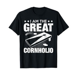 Cornhole Teams I Am the Great Cornholio Black X-Small Crew Neck T-Shirt